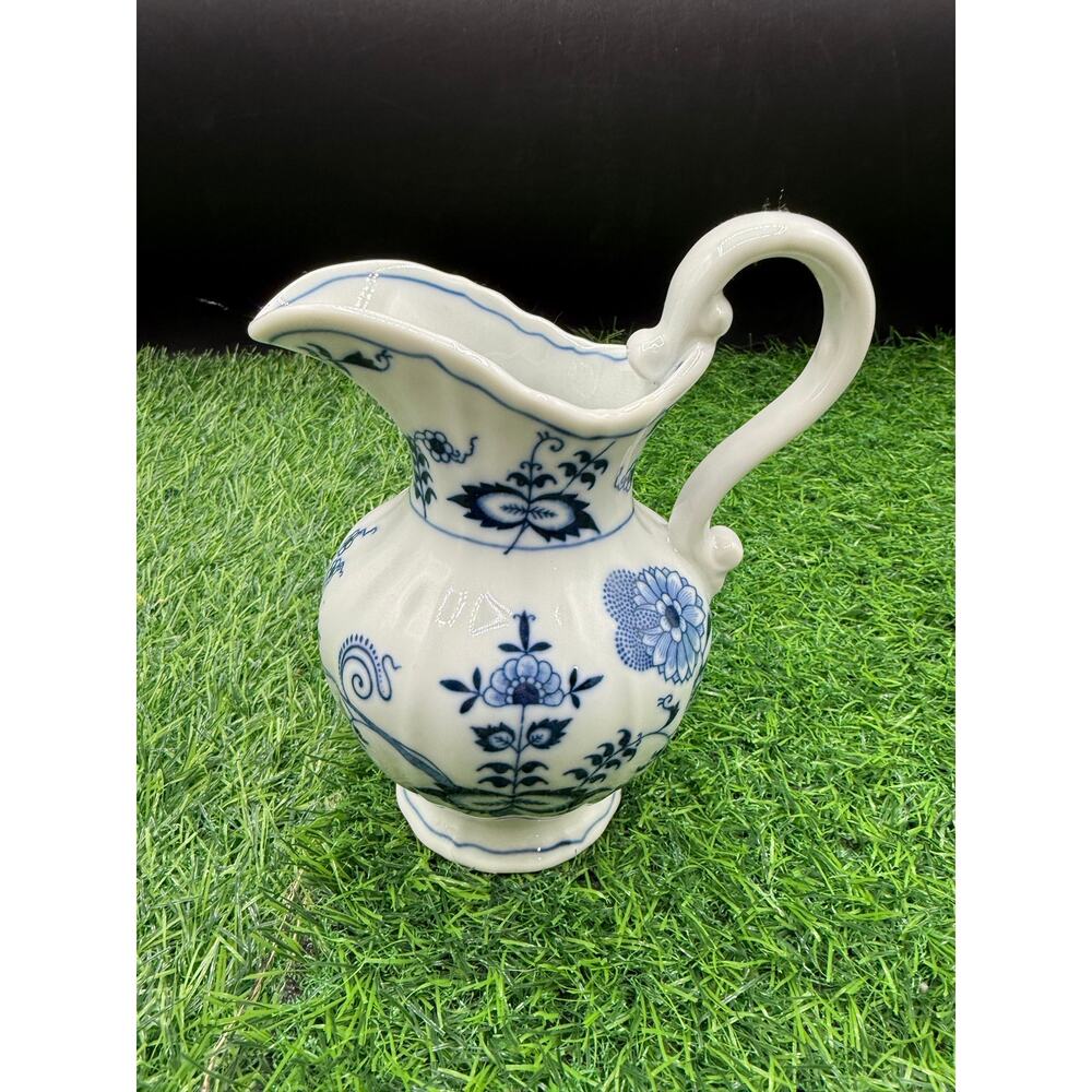 Blue Danube Blue Onion Pattern Small Vintage Pitcher